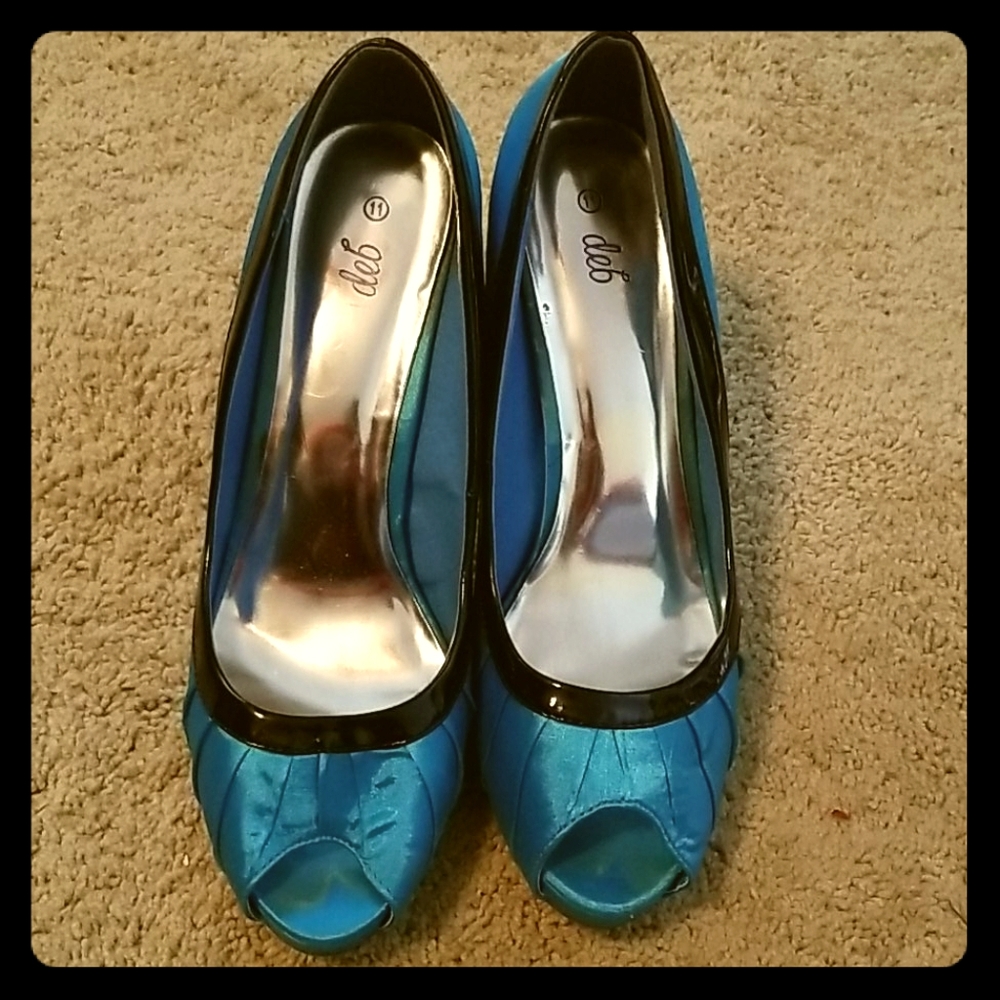 Ladies peep toe heels